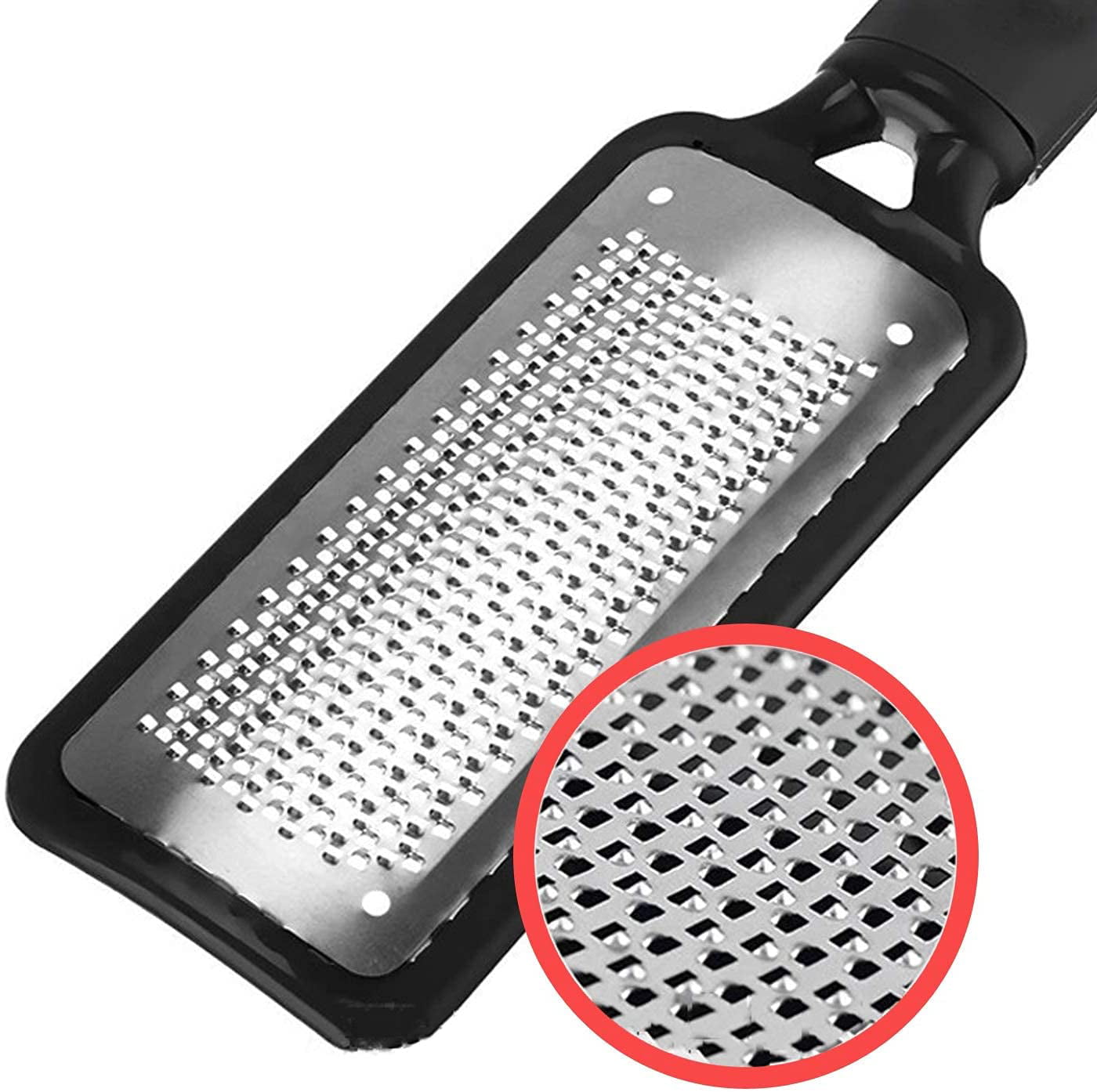 OWIIZI Foot File Pedicure Foot Scrubber for Callus Remover, Stainless Steel  Foot Exfoliator Grater Feet Rasp Scraper Hard Cracked Dead Skin Removers