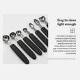 thumbnail image 5 of 7Pcs Stainless Steel Melon Baller Scoop Set for Cutting and Scooping Fruit Melons Cake, 5 of 5