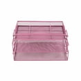 thumbnail image 5 of HGMart Mesh Desktop Office Organizer - 2 Tier Stackable File Letter Tray Organizer with Desk Sorter 3 Compartment, 5 of 7