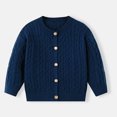 thumbnail image 3 of Maean Boys Girls Cardigans Sweater Long Sleeve Button down Ribbed Knit Sweaters School Uniforms Tops, 3 of 6