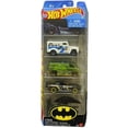 thumbnail image 1 of Toy Vehicles Hot Wheels Batman, paquete de 5 unidades, escala 1:64, 1 of 1