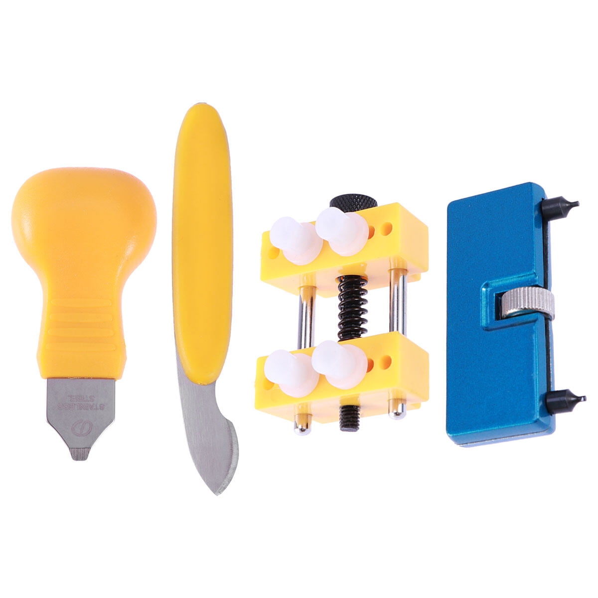 Watch Battery Replacement Tools 4 in 1 Watch Repair Kit Back Cover Opener Watch Holder Tool Set