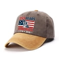thumbnail image 3 of Usa Baseball Cap Cotton Hat 4th of July Hats for Men American Flag Hat Hiking Cap Usa Flag Hat Patriotic Hats Usa Trucker Hat Cool Hat Outdoor Hats for Men Womens Baseball Hat, 3 of 3