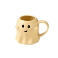 thumbnail image 3 of Qocolcyl 14 oz Halloween Ghost Coffee Mug - Cute Ceramic Ghost Pattern Ghostface Mug Coffee Cup Halloween Accessories Birthday Gifts for Adult (Yellow), 3 of 7
