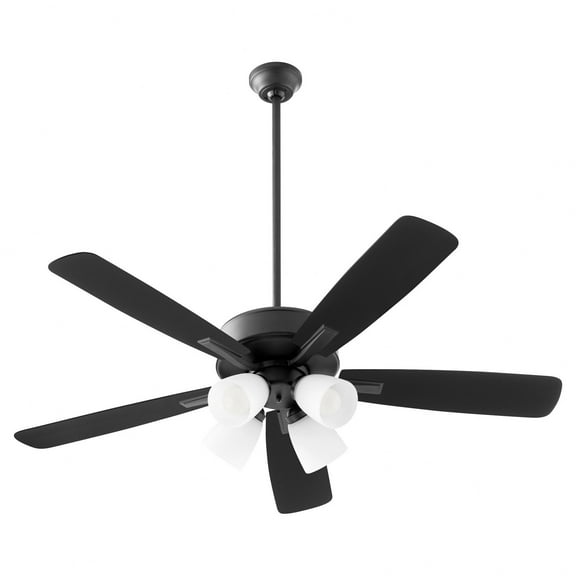 Quorum Lighting - Ovation - 5 Blade Ceiling Fan with Light Kit In Transitional