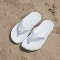 thumbnail image 5 of Women's Flip Flops,Soft Lightweight Sandals for Women Anti Slip Casual Slippers Shower Beach Pool Bathroom Flat Slides Shoes White Women Sandal, 5 of 9