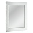 thumbnail image 5 of Head West Chrome and White Tile Textured Frame Vanity Accent Mirror - 23" x 29", 5 of 10