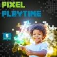 thumbnail image 6 of Fun Central 18" Teal LED Pixel Sword – Flashing Lights, Retro Toy for Cosplay & Parties, 6 of 6