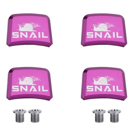 

4 Pcs Chainring Bolts MTB Road Bike Single Speed Screws Square Aluminum Nut