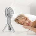 thumbnail image 7 of FloHua 3-in-1 Portable Fan, 3Speeds Handheld Fan, Personal Fan with Foldable Handle as Desk Fan, Lightweight Neck Fan , Rechargeable Mini Fan for Stylish Girl/Women/Men/Pets/Indoor Outdoor/Travel, 7 of 7