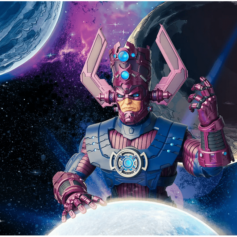 ニックス、マーベル HasLab Marvel Legends Galactus 32-inch Figure with Nova