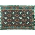 thumbnail image 1 of Ahgly Company Indoor Rectangle Oriental Light Blue Traditional Area Rugs, 2' x 3', 1 of 4