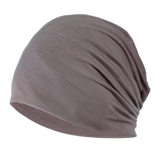 CSChome Spring Fall Skull Beanie Spring Fall Skull Beanie Baggy Unisex Solid Color Elastic Thin Protective Street Dance Brimless Running Hat Headwear