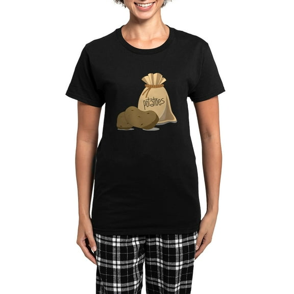 CafePress - Potatoes - Women's Dark Pajamas