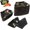 Fan-shaped black+gold, variant on 100 count Dipping Sauce Dish, Disposable Small Sushi Tray, Mini Shell Shape Serving Plates, Plastic Condiment Seasoning Platter Side Dishes for Parties, BBQ, Restaurant