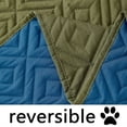 thumbnail image 7 of Smiry Waterproof Dog Couch Covers, Washable Dog Blankets For Sofa & Bed, Reversible Furniture Protector For Pets (40x80 Inch, Green/Navy), 7 of 7