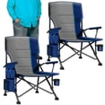 thumbnail image 7 of SUNSPIRE Oversized Camping Folding Chair 2-Pack, Heavy Duty XL Padded Portable Chair with Cup Holder Side Pocket for Outdoor Beach Sports Fishing Blue, 7 of 7