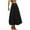 Black, variant on Bubble Maxi Skirt for Women Elastic Waist Puffy Hem A Line Flowy Balloon Skirts with Pockets
