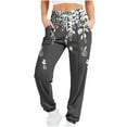 thumbnail image 2 of Xixinqiwan Women Baggy Sweatpants Casual Printed Lounge Sweat Pant Elacstic Waist Tapered Women Pants Running Joggers, 2 of 5