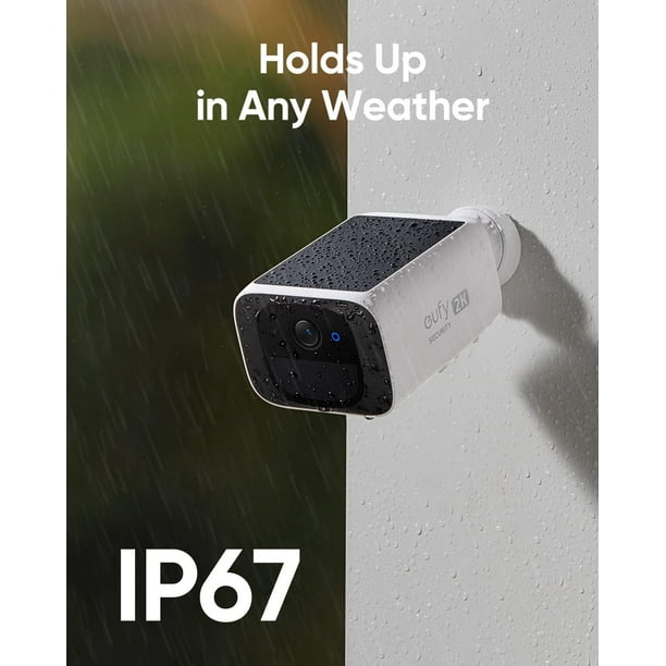 [開封済未使用]Anker Eufy Security SoloCam S220 eufy by Anker SoloCam S220 Solar-powered camera with siren and two