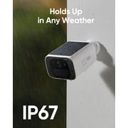 eufy Security SoloCam S220 ، كاميرا الأمن الشمسي ، كاميرا لاسلكية خارجية ، كاميرا بطارية ، كاميرا 2K ، HomeBase 3 متوافق ، 2-Cam Pack