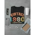thumbnail image 3 of 1980 Vintage Design  T-Shirt Men -Image by Shutterstock, Male XX-Large, 3 of 4