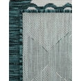 thumbnail image 6 of Unique Loom Outdoor Coastal Collection Area Rug - Pesci (4' 1" x 6' 1" Rectangle Turquoise/Ivory), 6 of 6