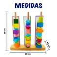 thumbnail image 4 of Juego didáctico MAGICAMENTE PARA APILAR y CLASIFICAR cuentas de madera 68 piezas, 4 of 7