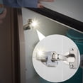 thumbnail image 2 of 10-Piece Battery Powered LED Under Cabinet Light Hinged Sensor Night Light, 2 of 5