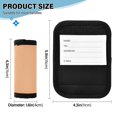 thumbnail image 2 of Luggage Handle Wrap for Suitcase 2 Pack Luggage Tag Identifiers for Travel Accessories Light Orange, 2 of 6
