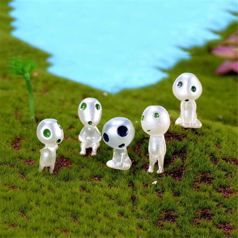 Hot!!10PCS Luminous Garden Ghost Miniature Figurines Fairy Garden Ornaments US 