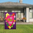 thumbnail image 3 of Amhnf Best Mom Ever Floral Heart Garden Flag For Home Outdoor Garden Yard Decor 12x18 inch, 3 of 5