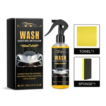 Car Cleaner Wheel and Glass Decontamination Fall Out Remover- Removes Iron Particles in Car Paint, Motorcycle, RV & Boat | Use before Clay, Wax or Car Wash for Car Detailing on Clearance