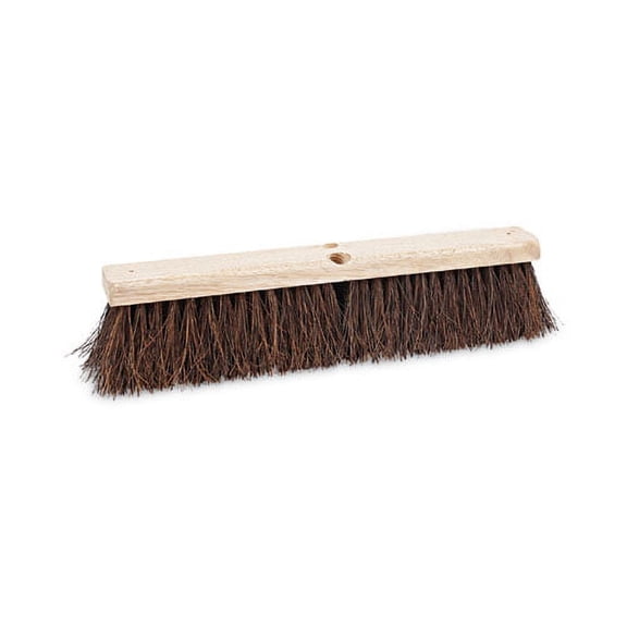Floor Brush Head, 3.25" Natural Palmyra Fiber Bristles, 18" Brush | Bundle of 10 Each