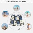 thumbnail image 6 of FORMRS Boys Swim Trunks Quick Dry Mesh Liner Boardshorts Sizes XS-XL, Black and Blue Cat, 6 of 7