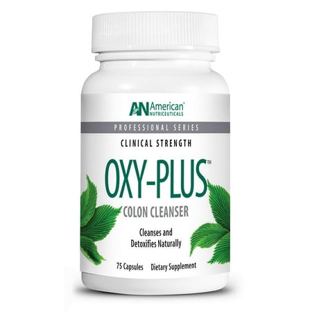 American Nutriceuticals - Oxy-Plus - 75 Capsules | Professionally Formulated Colon Cleanse Enhanced with Magnesium & Bioflavonoids | No Cramping or Bloating | Stimulant