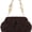 Dark Brown, variant on KKLDOGS Handwoven Straw Clutch Bag for Women Summer Vacation Evening Handbag Boho Resort Raffia Crochet Clutch Purse