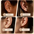 thumbnail image 6 of Moissanite Stud Earrings for Women, F136 Pure Titanium Earrings for Men | Hypoallergenic Earrings Stud, Ideal for Daily Wear, Weddings, Anniversaries, 6 of 6