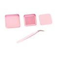 thumbnail image 2 of Fiocias 5-Piece Bead Collection Tray Set for Ironing Beads, Bead Sorting Kit, Simple Clip, Polypropylene Storage Box, Suitable for Beginners, Crafts, And Work 4pcs, 2 of 8