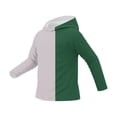 thumbnail image 4 of Xdegoge Big Boys Sun Protection Hooded Shirt Color Block Splicing Design Long Sleeve Summer Cooling Top With Thumb Holes Quick Dry Breathable Sport Activewear, 4 of 6