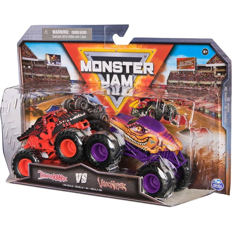 Monster Jam, 1:64 Scale Die-Cast Trucks, ThunderROARus Vs