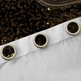 thumbnail image 4 of Homewish Fulid Striped Artistic Blackout Curtains Set of 2 (52x84 Each),Marble Texture Pattern Window Curtains,Gold Sequin Print Curtains and Drapes For Men Women,Breathable Home Decor, 4 of 6