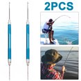 thumbnail image 1 of Herramientas Extractoras Empalme Pellets Aparejos Pesca Carpa Cebo Aguja Taladro Azul 2 Uds., 1 of 9