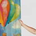 thumbnail image 3 of Orinice Balloons Bathroom Decor Set Colorful Luxurious Graphic Print Polyester Fabric Fashion Bathroom Decor Sets with Hooks Washable Shower Curtain Home Bathtubs Bathroom Curtain Decoration, 3 of 7