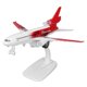 thumbnail image 3 of Avión de pasajeros de aleación con luz y sonido, modelo de avión de aleación fundido a presión, colección de decoración de modelos de aerolíneas, 3 of 15
