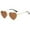 Brown, variant on Lilgiuy Mental Sunglasses for Women Summer Classic Vintage Glasses Heart Shaped Transparent Candy Color Frameless Sun Protection for Party Favors
