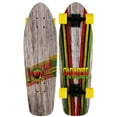 thumbnail image 1 of Paradise Planche à Roulettes Cruiser Complète Rustique Rasta Bois Flotté 8 Pouces x 26,75 Pouces Assemblage Érable, 1 of 1