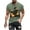 Army Green, variant on Mens Shirts Halloween Ghost Pumpkin T-shirt Short Sleeved Printed Round Neck Blouses Army Green M T-shirts for Men