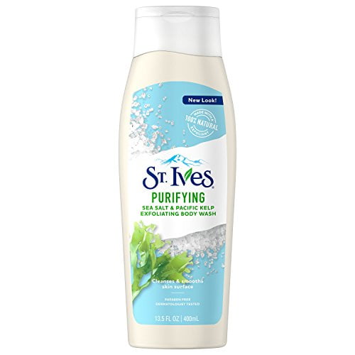 St. Ives Purifying Body Wash, Sea Salt and Kelp, 13.5 oz