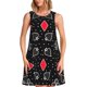 thumbnail image 1 of Fotbe Card Suits Vestido de Verano sin Mangas para Mujer – Vestido Midi Línea A, Estilo Camiseta Floral, Vestido Playero Casual y Fluido, 1 of 7